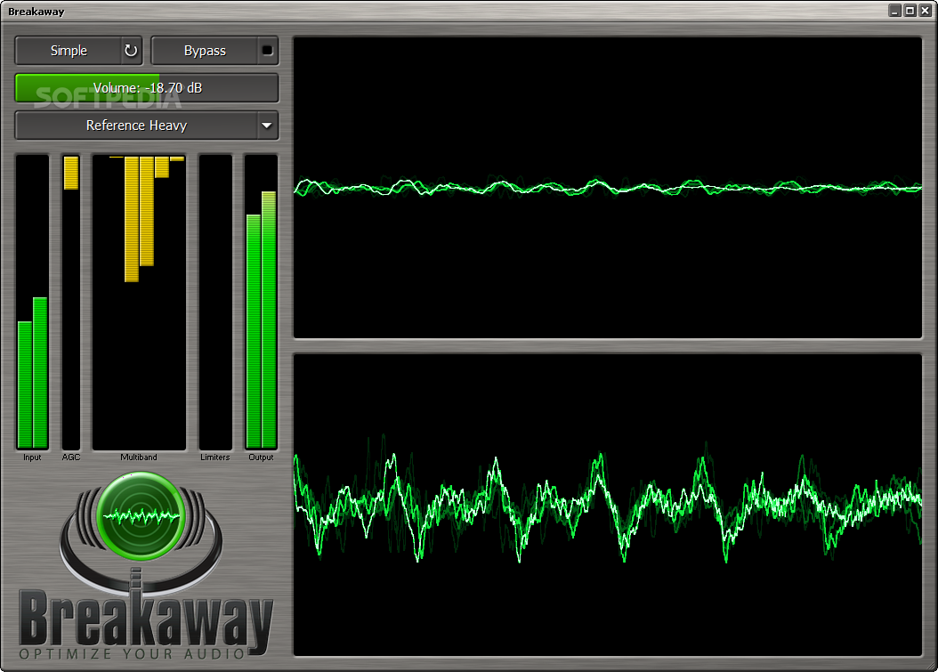Breakaway audio processor